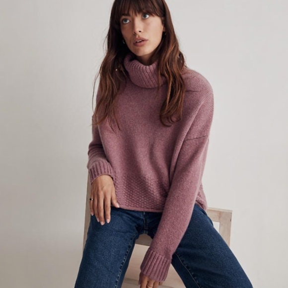 Madewell Sweaters - Cozy Madewell Soft Wool Blend Turtleneck Sweater Size S